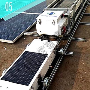 Heavy-duty drag-type photovoltaic cleaning robot